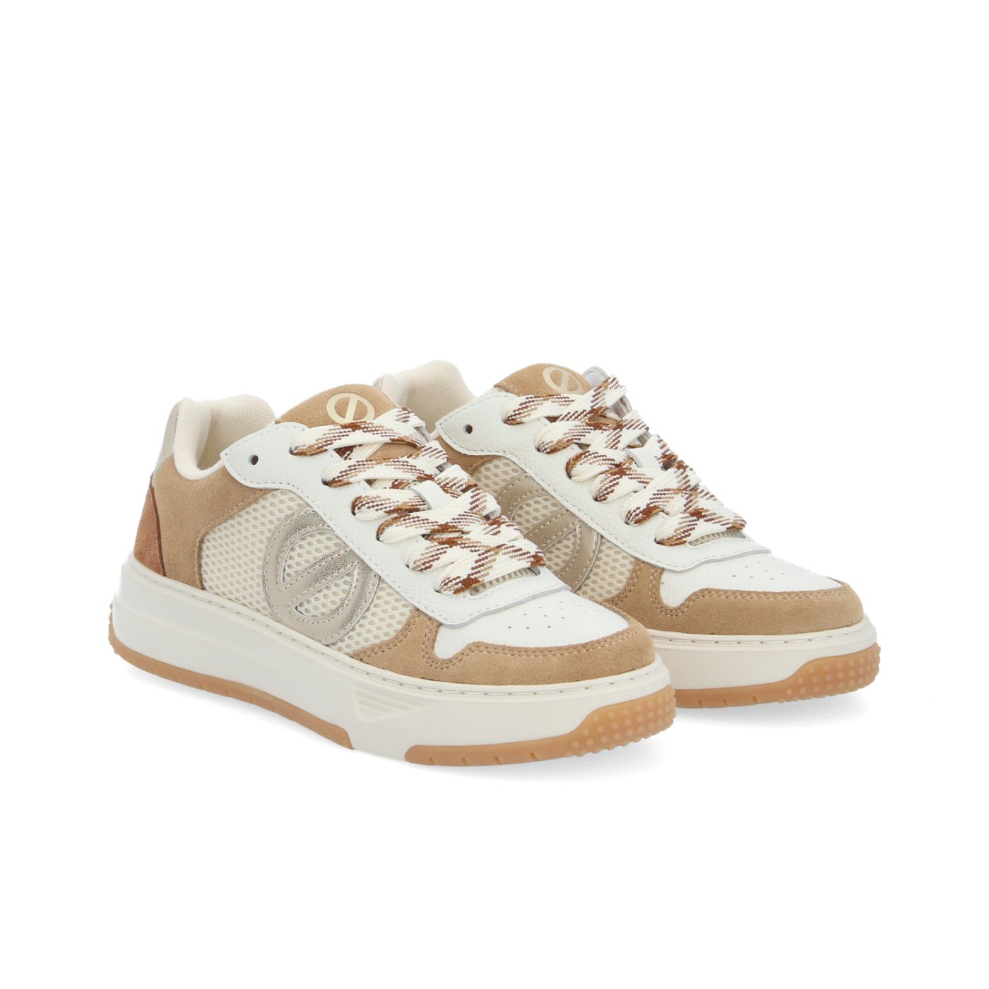 ALISON SNEAKER W - SDE/MESH/GRAIN - NUTS/BEIGE